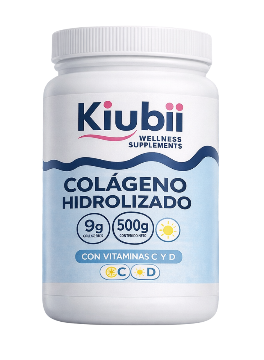 Colàgeno Hidrolizado,  Vitamina C y D  Sin Azúcar, Sin Sabor