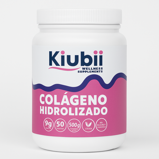 Colágeno Hidrolizado + Resveratrol, Biotina y Vitamina C. Sin Azúcar, Sabor frutos rojos